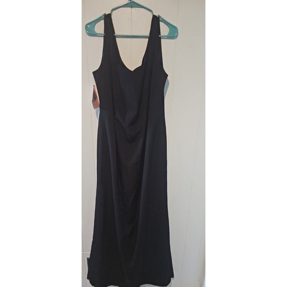 Vtg Nikolia Maids Bridesmaid Formal Prom Dress Black Train See Pics For Size - Picture 2 of 5